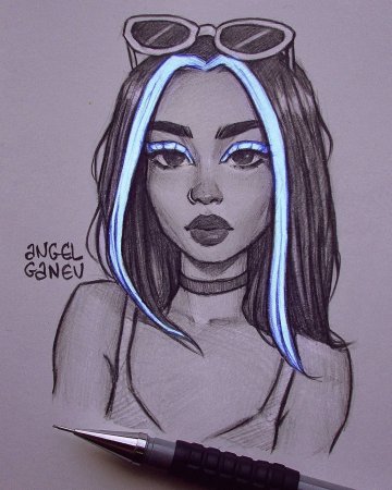 Рисунки для срисовки в скетчбук