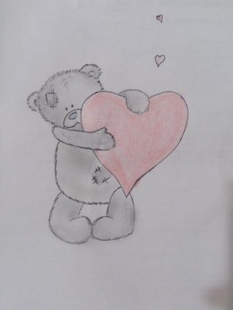 Рисунки для срисовки лёгкие мишки