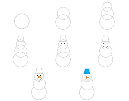 Елочка рисунок карандашом