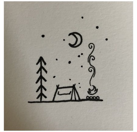 Рисунки чёрной ручкой лёгкие