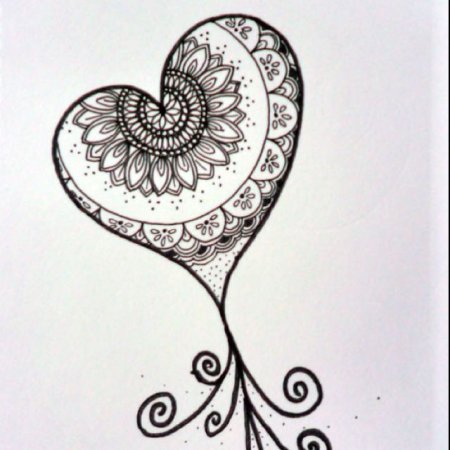 Рисунок гелиевой ручкой