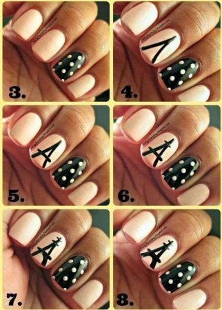 Розовый маникюр для начинающих