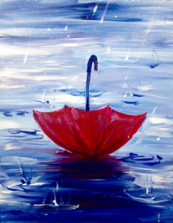 Пейзажи гуашью легкие