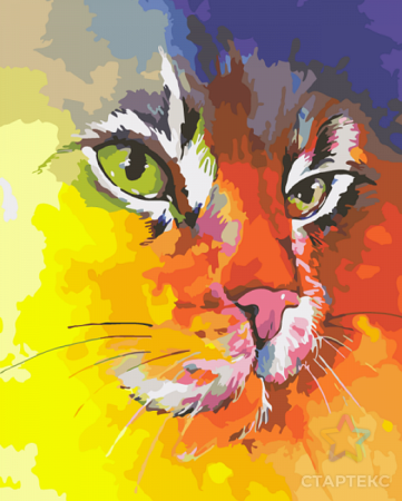 Красивые животные гуашью