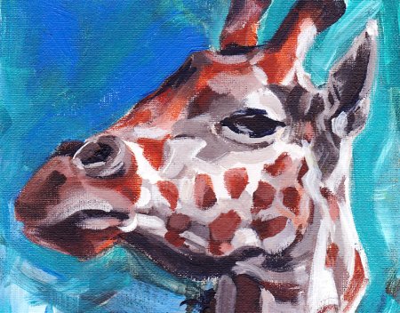 Животные гуашью