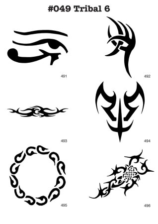 Эскизы хной