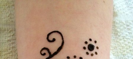 Тату хной легкие