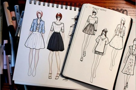 Эскизы одежды