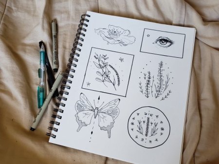 Рисунки для скетчбука лёгкие маленькие