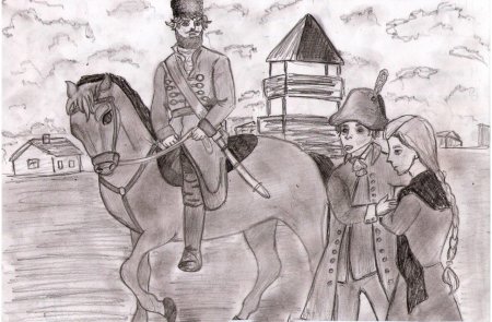 Капитанская дочка рисунок легкий
