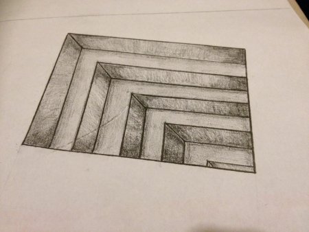 Рисование по клеточкам 3д