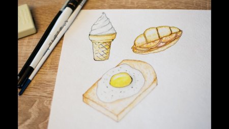 Скетчинг рисунки карандашом