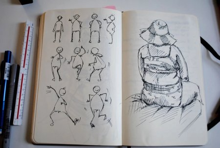 Скетчбук рисунки для начинающих