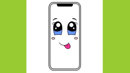 Смартфон с глазками