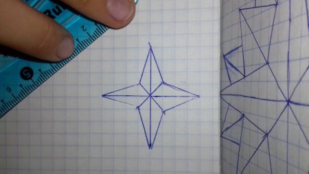 Объемный треугольник рисунок