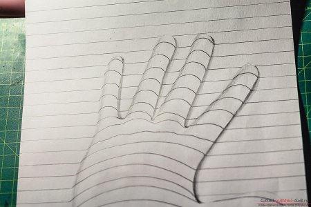 Рисунки на листе легкие