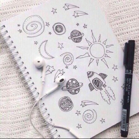 Рисунки для скетчбука лёгкие