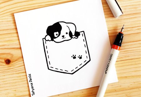 Рисунки маленькие для блокнота