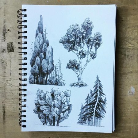 Рисование на акварельной бумаге