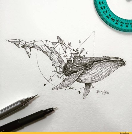 Kerby Rosanes геометрические животные тату