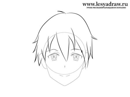 Рисование аниме парней для начинающих