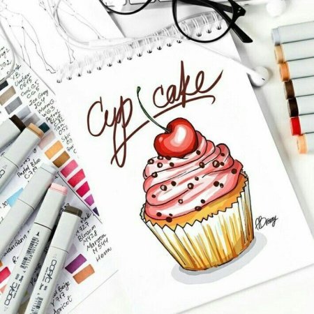 Скетчи маркерами от Лизы Красновой