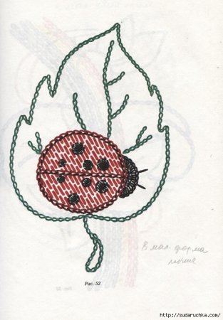 Простая вышивка для детей стежками
