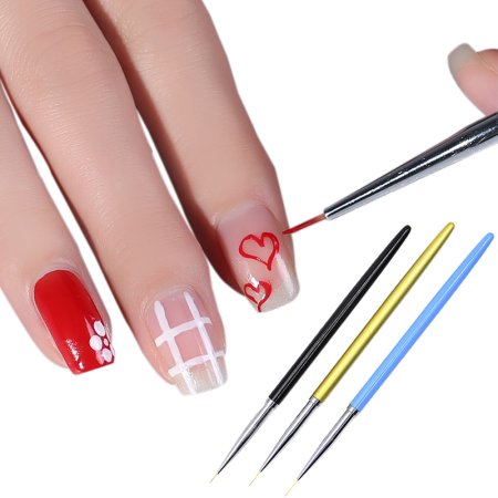 Тонкая кисточка для рисования на ногтях