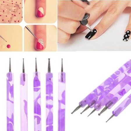 Поэтапные рисунки на ногтях