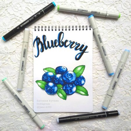 Идеи для рисунков в скетчбуке маркерами