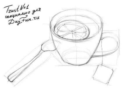 Набросок чашки