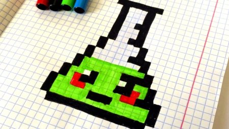 Рисования маркером по клеточкам