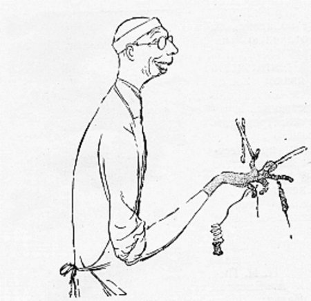 Хирургия Чехов иллюстрации простые