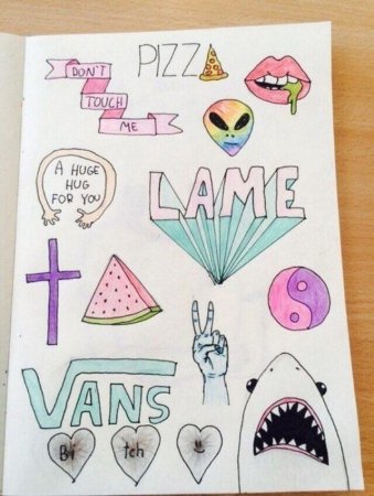 Маленькие рисунки для скетчбука