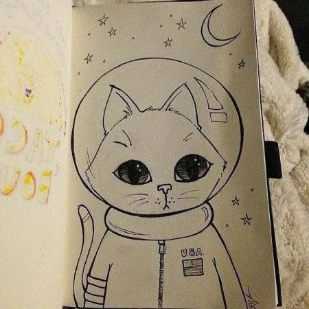 Рисунки для срисовки в скетчбук