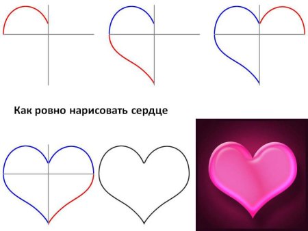 Как нарисовать сердце красиво