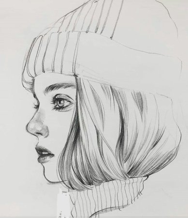 Портреты карандашом для срисовки