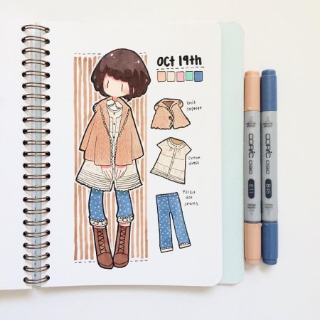 Красивые рисунки маркерами