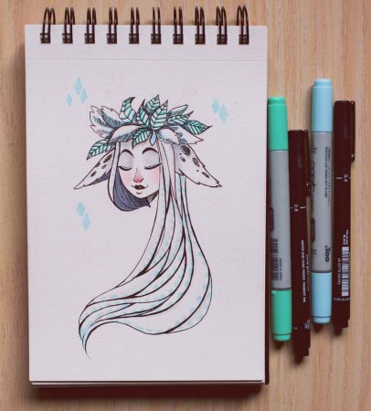 Рисунки для срисовки в скетчбук легкие