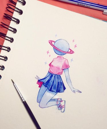 Скетчбук художницы Lena Limkina