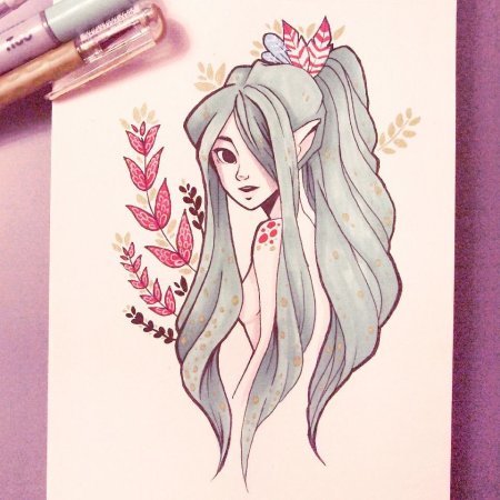 Срисовки для скетчбука в стиле аниме для начинающих