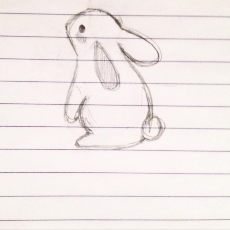 Рисунок легкий листья