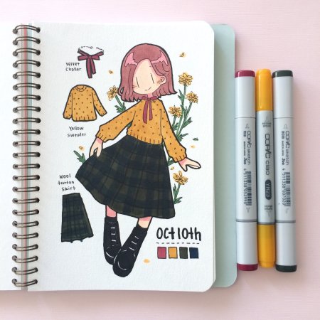 Маленькие рисунки для скетчбука