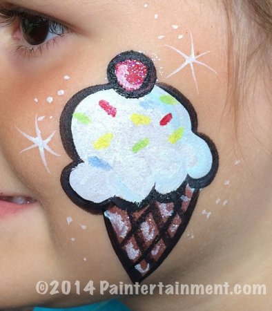 Схемы аквагрима для детей