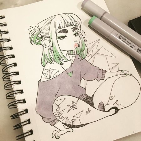 Рисунки для скетчбука аниме