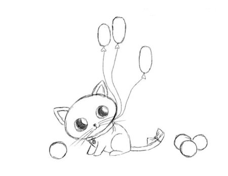 Новогодние картинки для срисовки карандашом