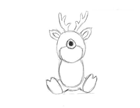 Лёгкие новогодние рисунки карандашом