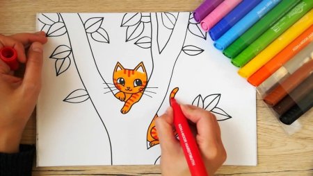 Легкие милые рисуночки фломастерами