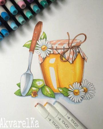 Рисунки маркерами для начинающих