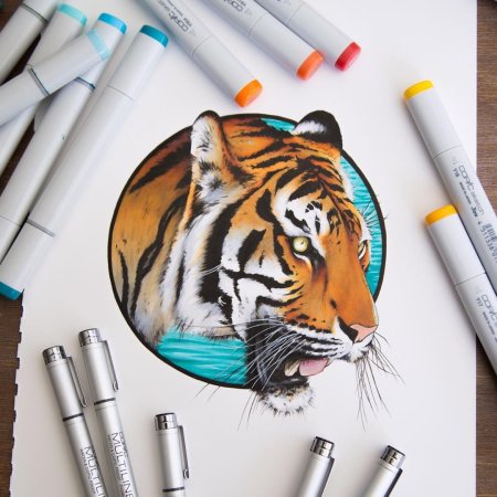 Рисование маркерами для начинающих